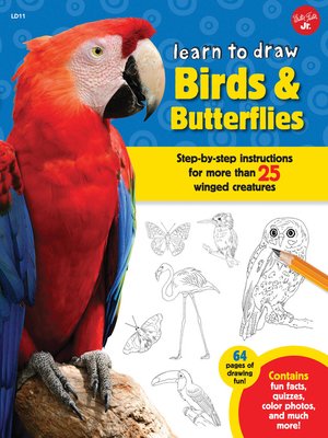 cover image of Learn to Draw Birds & Butterflies